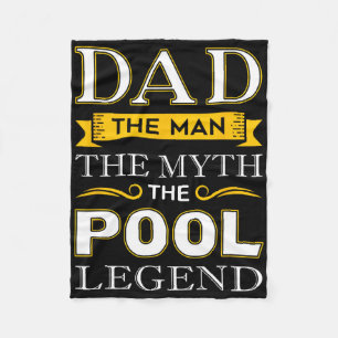 Pool Shark Dad Gifts For Billiards Dads Fleece Blanket