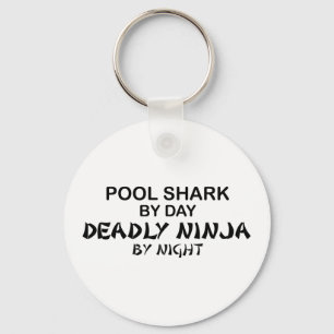 Pool Shark Deadly Ninja by Night Keychain