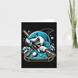 Pool Shark Funny Pool Player Billiards Billiard 8- Card