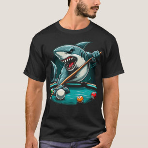 Pool Shark Funny Pool Player Billiards Billiard 8- T-Shirt