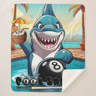 Pool Shark Sherpa Blanket