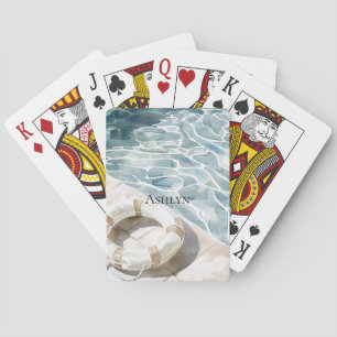 Pool Side  Playing Cards