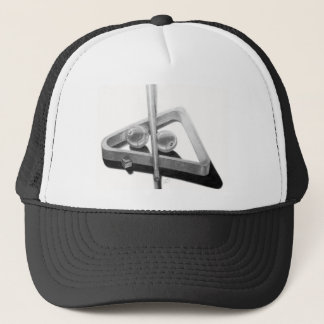 Pool stick billiards Pencil sketch Trucker Hat