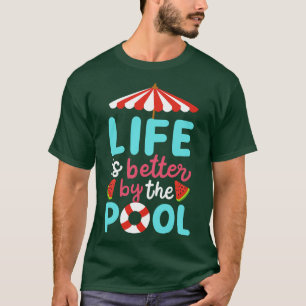 Pool Swimming Summer T-Shirt