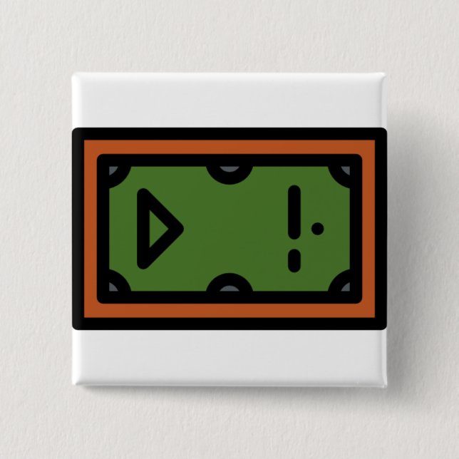 pool-table 2 inch square button (Front)