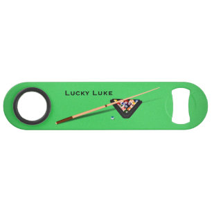 Pool Table Cue Stick and Balls Bar Key