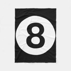 Pool Table With 8 Fleece Blanket