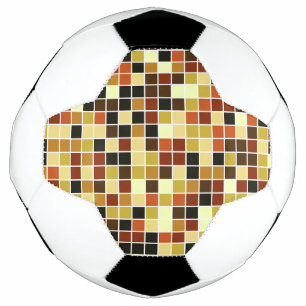 Pool Tiles, Brown Mosaic Tiles, Geometric Pattern Soccer Ball