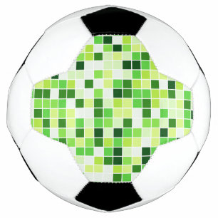 Pool Tiles, Green Mosaic Tiles, Geometric Pattern Soccer Ball