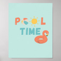 pool time. Poster & Prints