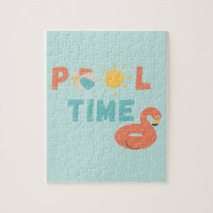 pool time. Puzzle