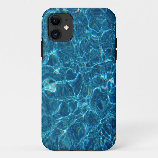 Pool Water Blue Case-Mate iPhone Case (Back)