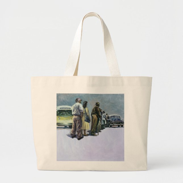 Pools of Defiance 2001 Large Tote Bag (Front)