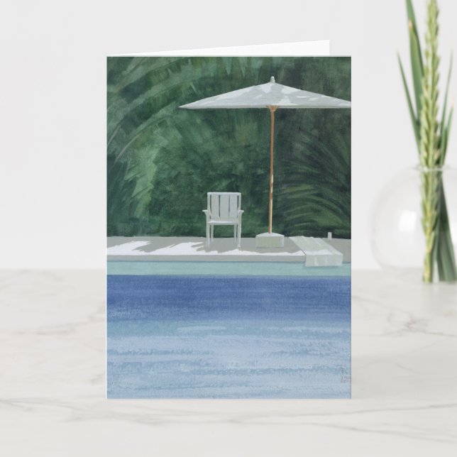 Poolside 1994 holiday card (Front)