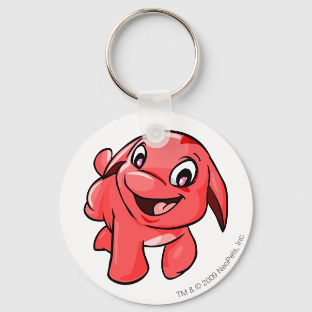Pooogle Red Keychain (Front)