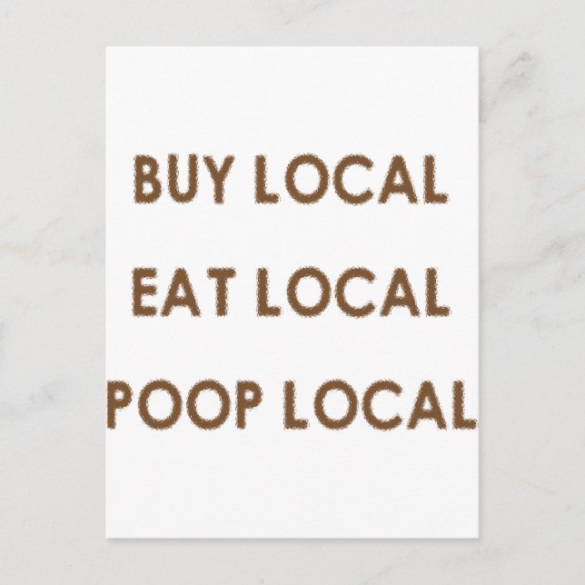 POOP1 POSTCARD (Front)