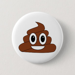 Poop 2 Inch Round Button