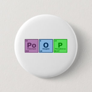 Poop 2 Inch Round Button