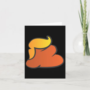 Poop Anti Trump T Shirt Card