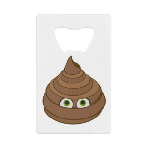 Poop Credit Card Bottle Opener