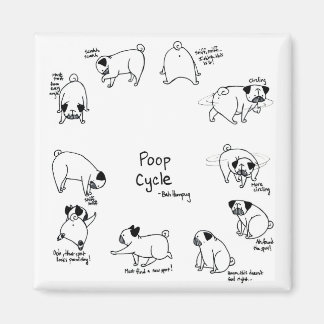 Poop Cycle Magnet