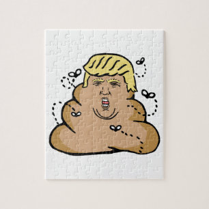 poop donald trump jigsaw puzzle