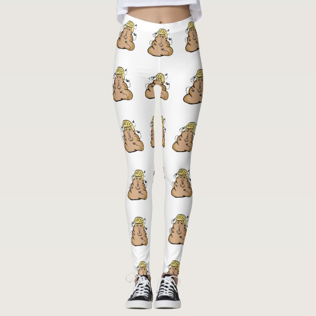 poop donald trump leggings (Devant)
