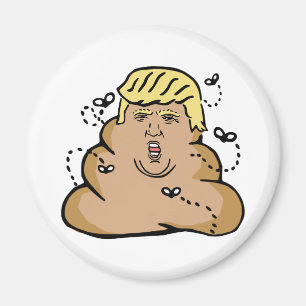 poop donald trump magnet