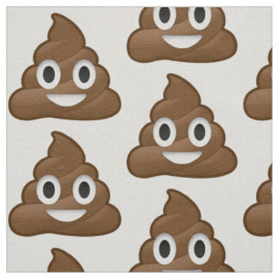 poop emoji fabric