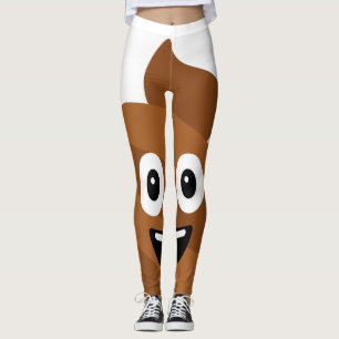 Poop Emoji Leggings