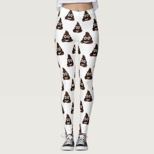 poop emoji leggings