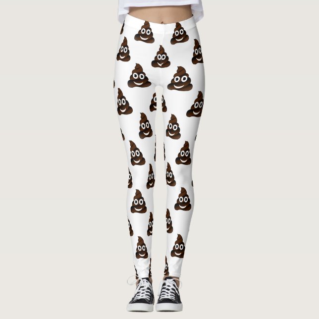 poop emoji leggings (Devant)