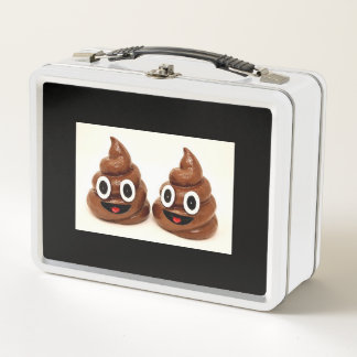 Poop emoji lunch box !