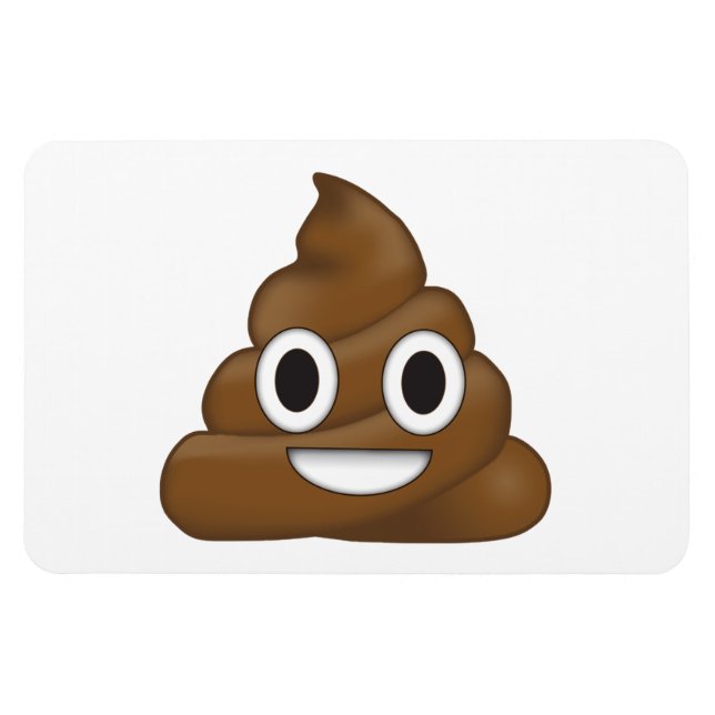 Poop Emoji Magnet (Horizontal)