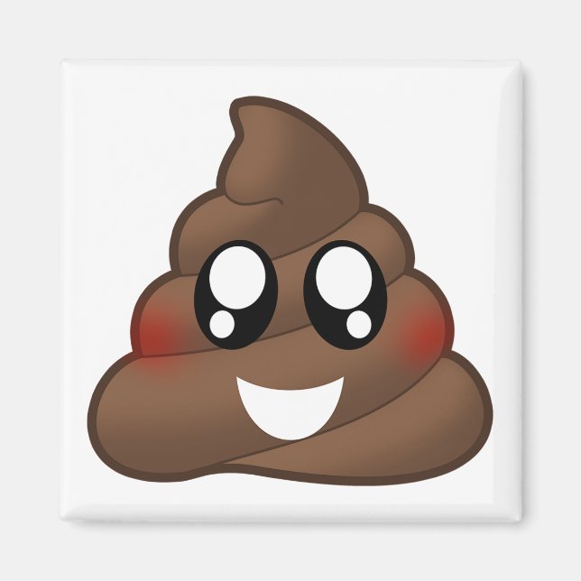 Poop Emoji Magnet (Front)