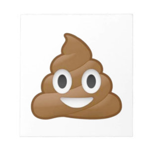 Poop emoji notepad
