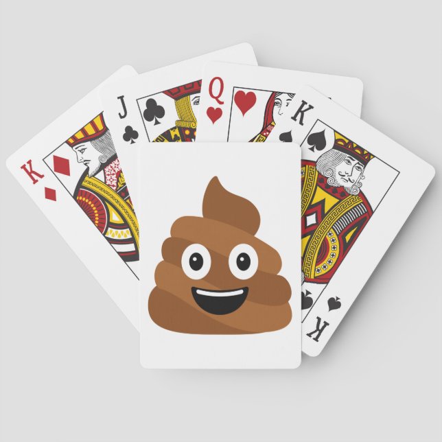 Poop Emoji Playing Cards (Back)