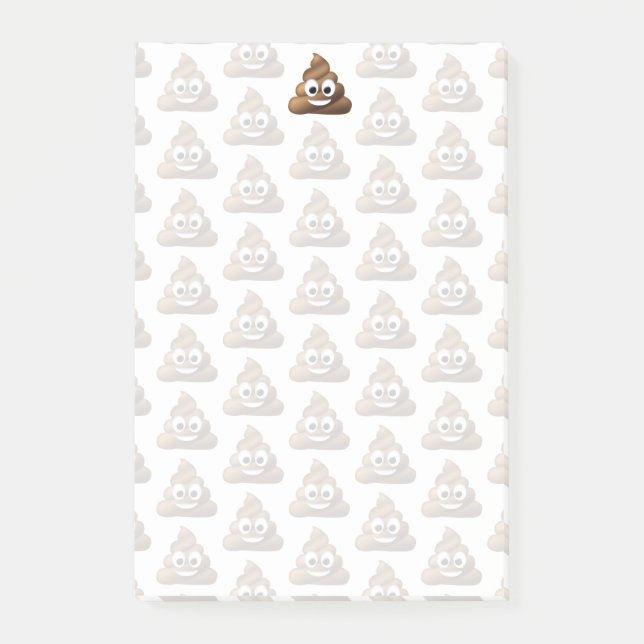 Poop Emoji Post-it Notes (Front)
