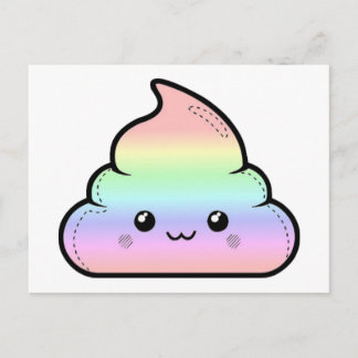 Poop Emoji Postcard