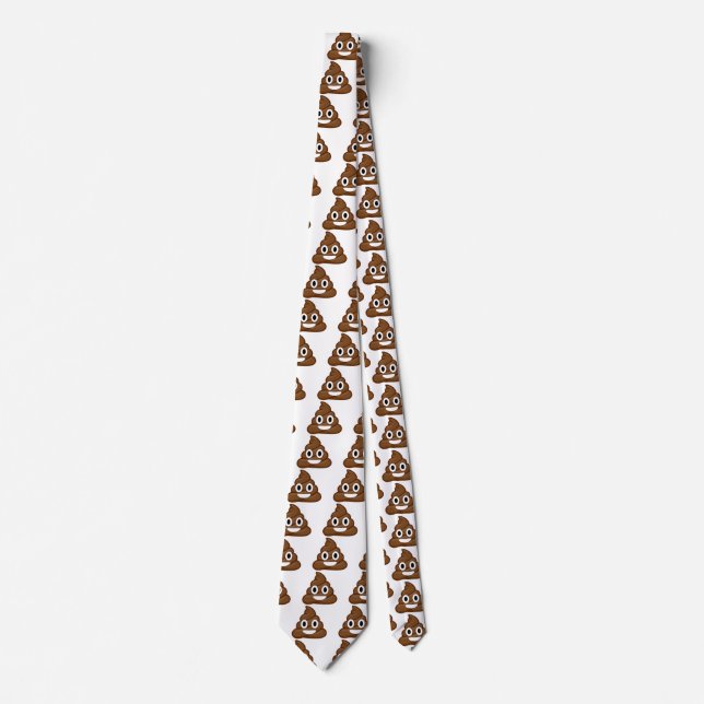 poop emoji tie (Front)
