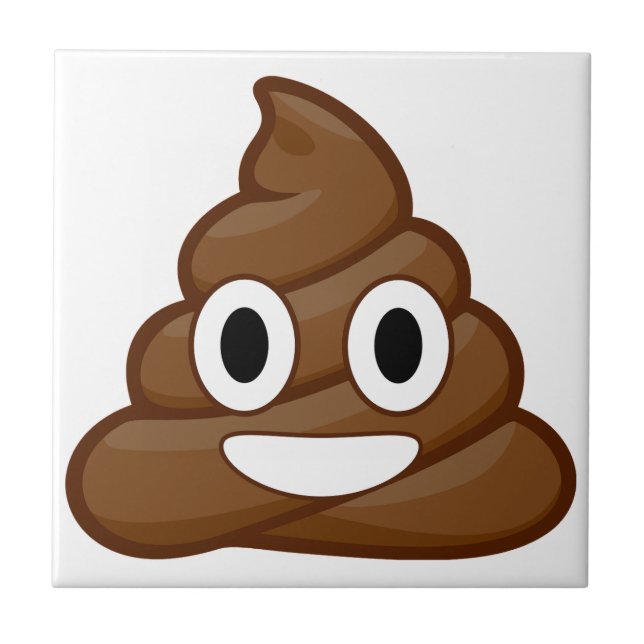 poop emoji tile (Front)