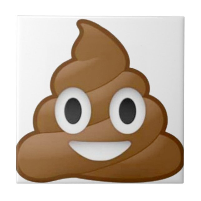 Poop emoji tile (Front)
