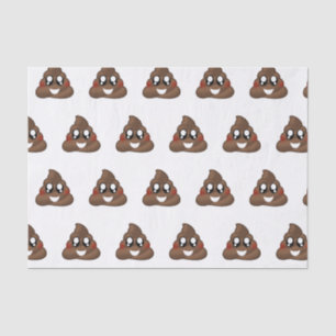Poop Emoji Tissue Paper