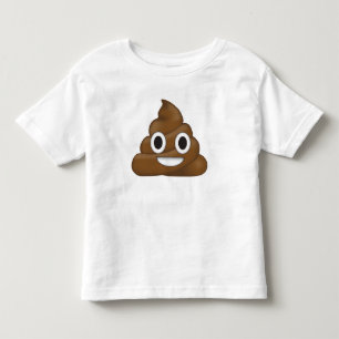 Poop emoji toddler t-shirt