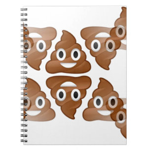 poop emojis notebook
