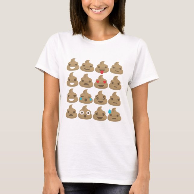 poop emojis T-Shirt (Front)