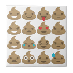 poop emojis tile