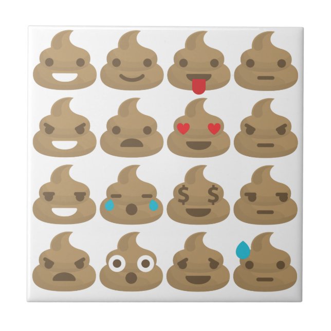 poop emojis tile (Front)