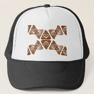 poop emojis trucker hat