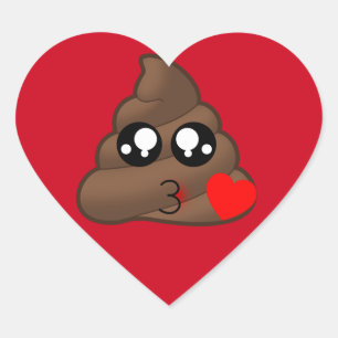 Poop Heart Love Emoji Sticker